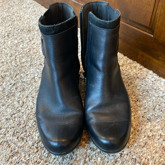 Clarks Malia Maui Ankle Boots Black Size 9.5 - Picture 2 of 6